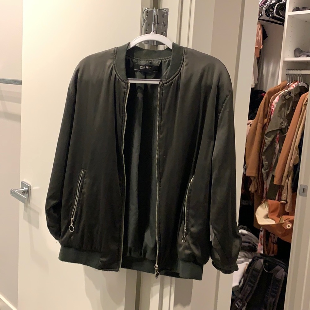 Satin bomber